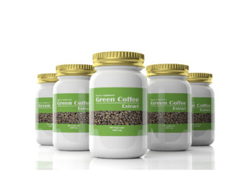 green coffee extract jar